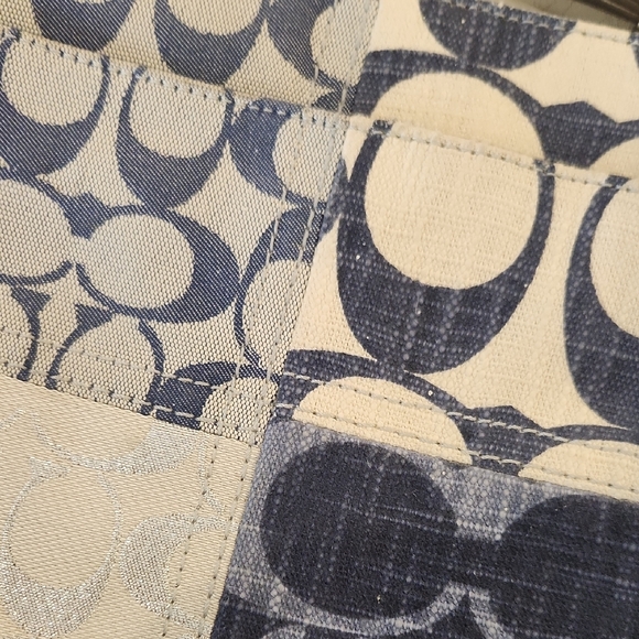 Coach Blue and White Crossbody Bag.. A Perfect Everyday Bag! - Picture 6 of 11